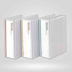 백투명 3공사다리바인더 10cm 백색 B785-71 화일 사다리바인더 사무용품, 본상품