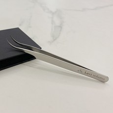 라비 볼륨 실버 핀셋 3D 5D 전용 속눈썹 연장 펌 재료, 1개, 라비볼륨핀셋