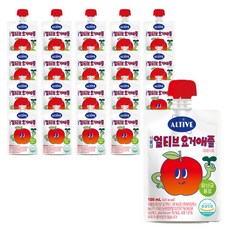 얼티브 식물성 요거애플, 100ml, 20개