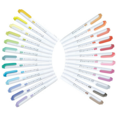 마일드라이너 형광펜, 핑크, 10개