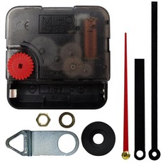 미호코리아 무소음 무브먼트+철재고리+와샤+너트 +고무패드+시계바늘 세트 벽시계 부품 모터 부속 부속품 QUARTZ, MH-18.무소음 무브먼트(18mm)