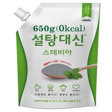 바이오믹스 설탕대신 스테비아 에리스리톨 설탕, 650g, 4개