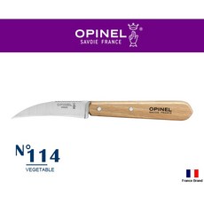 Opinel 法國廚房系列 7cm 鳥嘴刀 削皮刀 No.114 櫸木刀柄, 1個