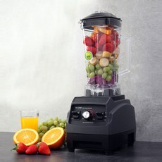 BL컴퍼니 원터치 고속 믹서기 2L - 스텐304 티타늄코팅 8편 칼날 / 27000rpm 믹서블랜더, 믹서기 2리터 (블랙)