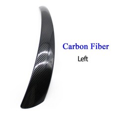 도어핸들 보조손잡이 도어손잡이 자동차 인테리어 도어 블랙 실버 카본 왼쪽 오른쪽 당김 핸들 커버 트림 교체 BMW 1 시리즈 E81 E82 E87 E88 2006-2012, [05] 1pc Carbon Fiber L