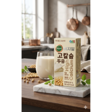 베지밀 고칼슘두유, 190ml, 48개