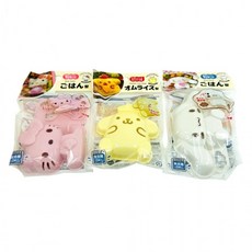 어린이 도시락 틀 간편 밥 모양틀 만들기 주먹밥 김밥 소풍, 폼폼푸린, 1개