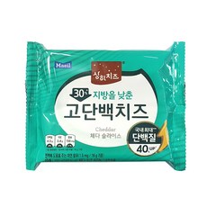 매일 상하치즈 30%지방을 낮춘 고단백치즈 180g(10매)X10개입(총100매)/냉장무배, 180g, 10개