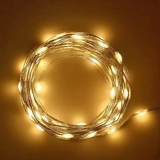 USB LED 문자열 조명 구리 실버 와이어 크리스마스 화환 빛 LED 요정 조명 크리스마스 웨딩 홀리데이 파티, 03 Warm White, 03 1m-By USB, 1개, 2. Warm White