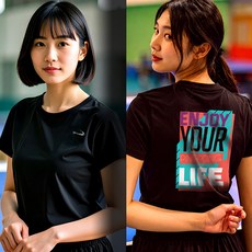 닥터노이바우어 - 드라이 라운드 티셔츠 DTRUS-25026 남녀공용 탁구 반팔티