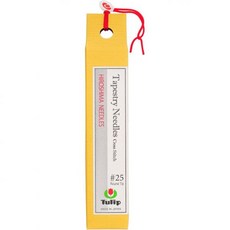 선 튤립 태피스트리 바늘 크로스 스티치 사이즈-25 6팩, 선 튤립 태피스트리 바늘 크로스 스티치 사이즈-25 6