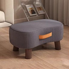 인테리어 받침 미니 의자 로우 스툴, 다크블루, 1개