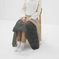 무인양품 수납이 가능한 ３WAY 담요 그린 80x130cm