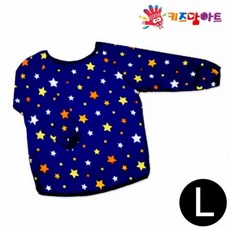 키즈맘아트 미술가운 디오메 스페이스 스타 L