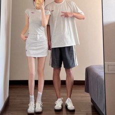 커플 시밀러룩 여행 티셔츠 웨딩촬영 하와이안 패밀리룩 휴양지 긴팔 호캉스 드레스 원피스 반팔