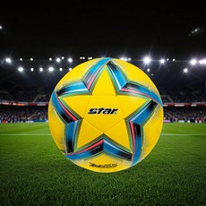 스타 풋살공 미니축구 동호회 공인구 뉴 매치 4호 FB544HS, 1개, 옐로우 FB544HS-05