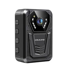 CAMMHD F6 128GB 4K 바디 카메라 12-14시간 및 초야간 시야 오디오 비디오 녹화 기능이 있는 방수 카메라 H.265 코드 경찰 법 집행 기관용, 1 F6 64GB, 1개