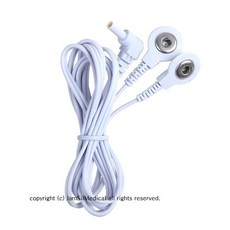 닥터웰 저주파 마사지기 케이블 연결선(1개) W 호환기종 DWH-350/DR-470/DR-495, 화이트