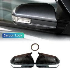 랜서 모델용 사이드 미러 커버 자동차, 1개, 2. Carbon Look