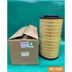 豐田 日野 HINO J08E 空氣濾芯 外芯, 1個