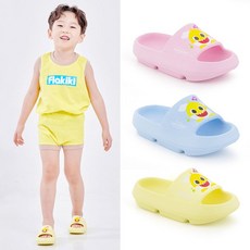 [알파슈] 핑크퐁 EVA 슬리퍼/실내 발편한 슬리퍼 푹신한 기능성 미끄럼방지