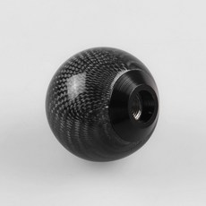 真碳纖維排檔頭 圓形/圓球設計 通用型汽車改裝, 黑碳纖維, 1個