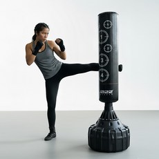 서브트웬티투 가정용 홈짐 스탠드형 샌드백 170cm, 블랙