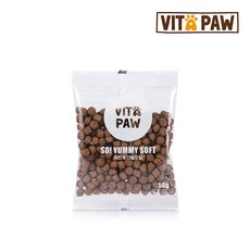 [샘플] 비타파우 쏘야미 소프트 치킨&크릴 반습식사료 50g, 닭, 1개