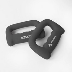 D형 복싱 덤벨 피트니스 아령 근력 권투 훈련 그립, 레인그레이 0.75, 1개, 1g