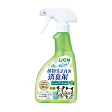 日本LION 寵物環境除臭噴霧 植物來源 薄荷香氛 400ml 居家清新, 1個, 薄荷400ml