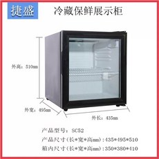 미니 냉동 쇼케이스 얼음고 가정용 SD21 케이크 소용량 블랙, U01KT6F41KPPEPYV16SDGTCMTF-019, S. SC52