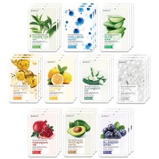 [본사 정품] 은율 내츄럴 마스크팩 10종 3매씩, 1개, 30개입