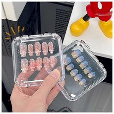 도미야 네일칩 24매입 쇼트 여름 일본풍 귀여운 심플 멋스러운 성인식 입학식 졸업식 결혼식 파티 신부 네일 일상 생활에 사용할 수 있습니다 양면 테이프 우드스틱 네일 파일 포