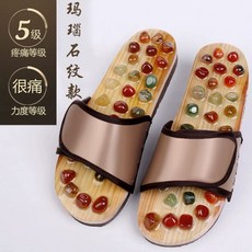 지압 슬리퍼 사무실 페블 프로스퍼러스레드 발바닥 학원 35-36 학교 다용도, 1개, D. 아게이트 엘레강트 커피