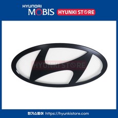 싼타페MX5 블랙 심볼 마크 H 뒤 (86305P6110), 블랙(무광)