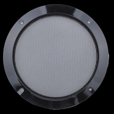 스피커 그릴 커버 철망 스피커망 실버 보호, 블랙, 4인치