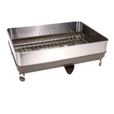 스토피아 프리미엄 프레임 설거지 물빠짐 식기건조대 A형, 1단, DARK GRAY, 2개