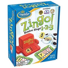 Thinkfun Zingo! Number Bingo 1-2-3 數字賓果 益智桌上遊戲, 1個, 1個