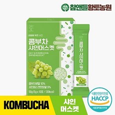 참앤들황토농원 데이앤 콤부차 샤인머스켓 5g 10포 1박스, 50g, 1개