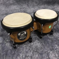 아프리카봉고 드럼 가죽 가나봉고 양가죽 타악기 입문용 7인치9인치 세트, 4인치브라운5인치