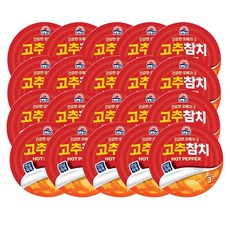 사조 고추참치 안심따개, 85g, 80개