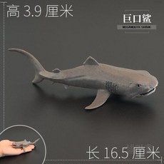 메갈로돈 상어 피규어 선물 어류 메가로돈 해양 모형 리얼 범고래, 거대한 구강 상어, 1개