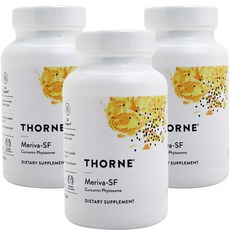 Thorne 薑黃素磷脂複合膠囊 1000mg, 120顆, 3罐