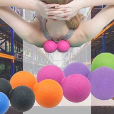라크로스볼 듀얼 블랙 목마사지 요가용품 허벅지마사지볼 운동용품 근육뭉침 홈트레이닝소품