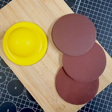 도마리폼 전용 사포세트 100mm 원형사포 15장 핸드샌딩기 1개