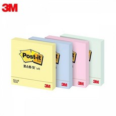 3M 포스트 잇 일반노트 654 (76x76mm), 100매