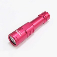 ORCATORCH D520 潛水手電筒 1000流明 機械旋轉開關, 紅