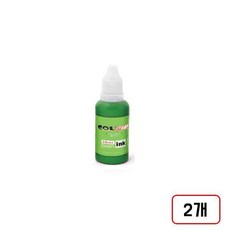 불변스탬프 리필잉크 28ml, 2개, (녹/M320167)