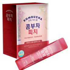 복숭아 콤부차 다이어트 새콤달콤 30개입 탄산 콤부차 유산균 개별포장 건강 혼합, 1, 30, 5g