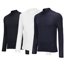 JXR 발란스 스킨 UV차단 터틀넥 이너웨어 남여, 여90, (스프라이프블랙)